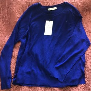 Royal blue Zara knit sweater
